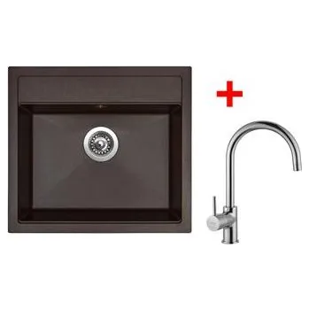 Kuchyňský dřez Sinks SOLO 560 Marone + Vitalia