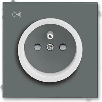 Elektroinstalační materiál 5589M-A02357 61 ABB Neo jednozásuvka přepěťová zvuková grafitová ledová bílá