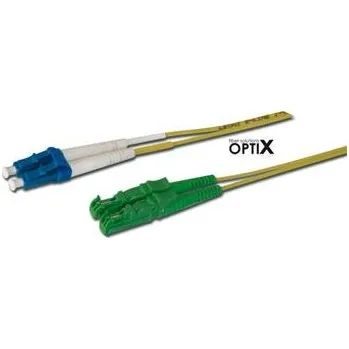 Síťový kabel Optický patch cord Optix 9/125 OS2 E2000-LC APC-UPC duplex Délka: 1m