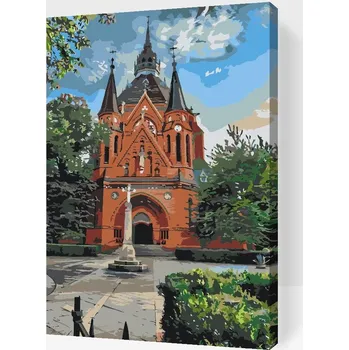 Malování podle čísel Painting Queens, Malování podle čísel, Břeclav, Kostel navštívení Panny Marie, 60 × 80 cm, bez rámu