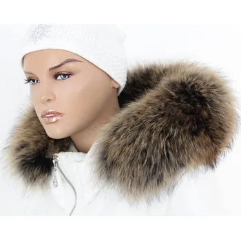 Kožešinový lem na kapuci - límec mývalovec M 35/24 (70 cm)