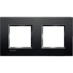 BTicino LivingLight rámeček hranatý 2+2-modulový LNA4802M2AR barva Antracit