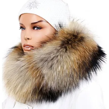 Kožešinový lem na kapuci - límec mývalovec M 42/17 (70 cm)