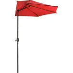 DEMA Slunečník půlkruhový 300 cm La Spezia, červený