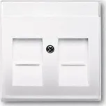 ABB 1710-0-3176 Kryt zásuvky komunikační , studio bílá