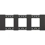 Bticino KA4802M3KG rámeček 2+2+2 moduly černá