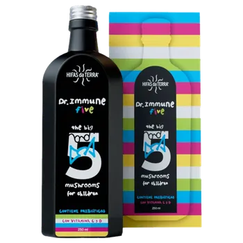 Fitness strava Hifas da Terra Dr. Immune Five for Children 250ml - jahoda