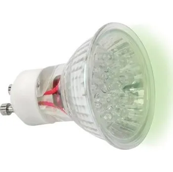 Žárovka LED žárovka GU10 1.3W zelená barva