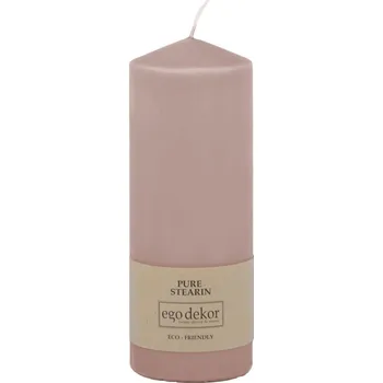 Svíčka Pudrově růžová svíčka Eco candles by Ego dekor Top, doba hoření 50 h ID_1352009