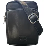 Pánská menší kožená crossbody Sendi Design černá V-819 black