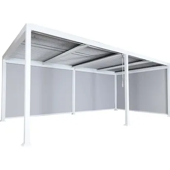 Pergola Bioklimatická pergola HWC-L46 3x6 se 3 bočními stěnami