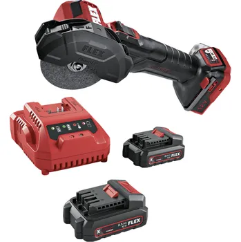 FLEX LBE 76 12-EC C/2.5 Set, Aku úhlová minibruska 76 mm, 12 V&nbsp; (Verze: s nabíječkou a 2x baterií 2.5 Ah)