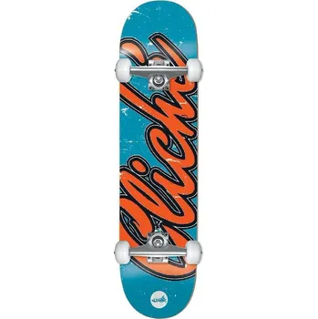 Skateboard cliche Skateboard old logo complete blue/orange
