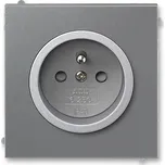 5519M-A02357 73 ABB Neo Tech jednozásuvka modulová chráněná ocelová titanová