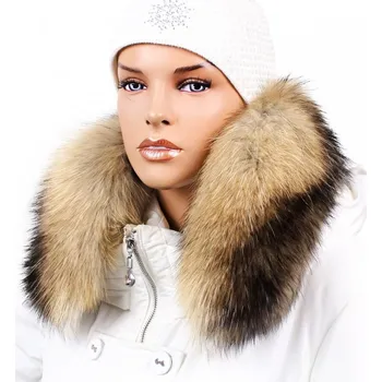 Kožešinový lem na kapuci - límec mývalovec M 44/55 (60 cm)