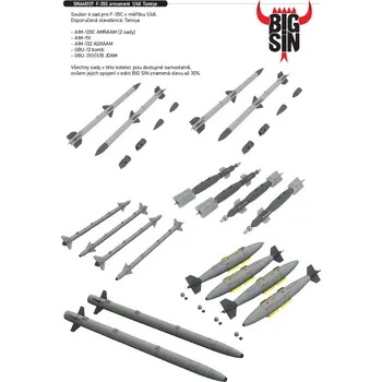 Plastikový model Eduard 1/48 F-35C armament (TAMiYA)