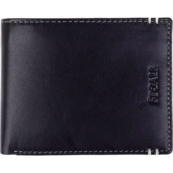 Peněženka SEGALI 7676 černo-koňak