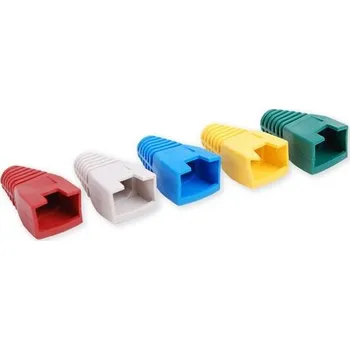Síťový konektor Optix Ochrana konektoru RJ45 PVC, 100ks, modrá
