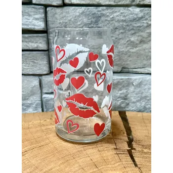 Sklenice Sklenička Kiss