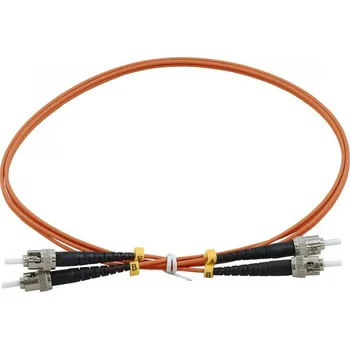 Síťový kabel Optický patch cord Optix 50/125 OM2 ST-ST duplex 3mm Délka: 1m