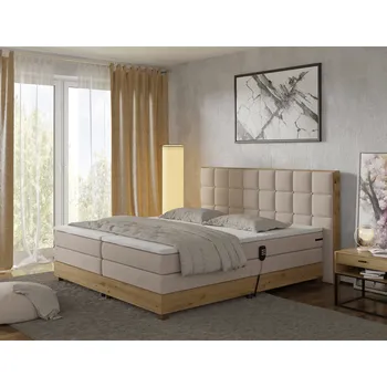 Postel Elektrická polohovací boxspringová postel TINA 180 Tempo Kondela