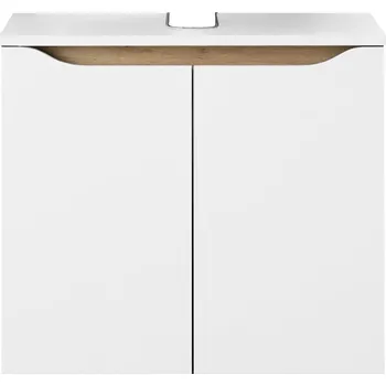 Koupelnový nábytek Bílá nízká závěsná skříňka bez umyvadla 60x53 cm Set 857 – Pelipal ID_1657976