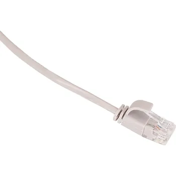 Síťový kabel Masterlan UTP slim patch kabel Cat.6, šedý Délka: 2m