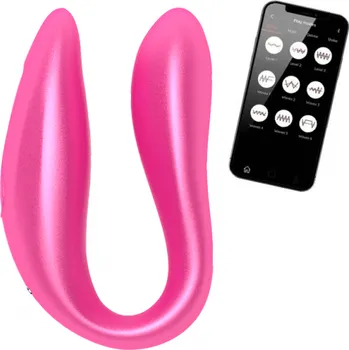 Vibrátor ONINDER G BOD & CLITORAL STIMULÁTOR RŮŽOVÁ FREE APP