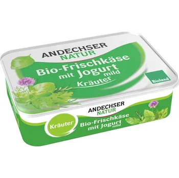 Mléko Andechser Natur Smetanový sýr s bylinkami 175g bio
