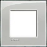 BTicino LivingLight rámeček hranatý 2-modulový LNA4802KG barva Bílá ledová