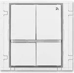 ABB 3299E-A11908 04 vysílač RF signálu čtyřtlačítkový nástěnný 868 MHz bílá-ledová šedá