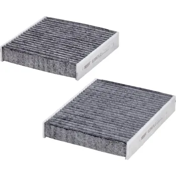 Ventilátor topení a klimatizace Kabinový (pylový) filtr HENGST FILTER E2967LC-2