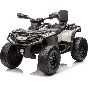 Dětské vozidlo KidVolt PREMIUM Čtyřkolka CAN-AM Outlander s dálkovým ovládáním 12V 14Ah | 4x45W | šedá