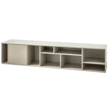 Televizní stolek WOOOD Multifunkční skříňka LETTERBANK béžová