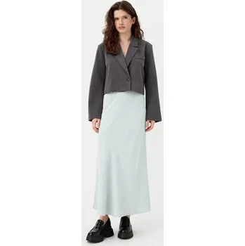 Dámská sukně Pieces Midi sukně Franan 17116541 Světle modrá Regular Fit L