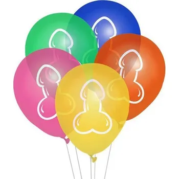 Nafukovací balónky Colorful Willies 8 ks