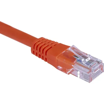 Síťový kabel Masterlan UTP patch kabel Cat.5e, oranžový Délka: 0,25m