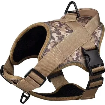 Postroj pro psa Surtep taktický postroj pro psa Oxford Premium Camo Savana vel. M