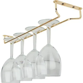 TOMGAST Držák na sklenice mosazný