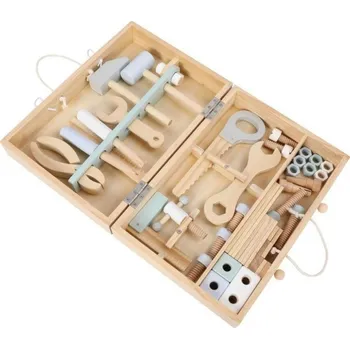 ostatní stavebnice Dřevěné dětské nářadí v kufříku