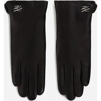 Rukavice RUKAVICE KARL LAGERFELD K/AUTOGRAPH FF GLOVES BLACK