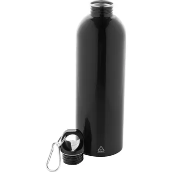 Láhev Reklamní Ressuto XL láhev z recyklované nerezové oceli, černá