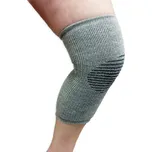 BabičkaOvečková.cz Stahovací termo návlek s ovčí vlnou merino na koleno, loket a lýtko šedá uni