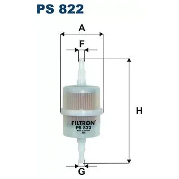 Filtr paliva univerzální FILTRON PS 822 ; 115945052, PS822, 6U0201511E (115945052, PS822, 6U0201511E)