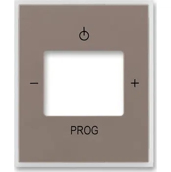 vypínač ABB 3299E-A40200 26 kryt zesilovače s tunerem FM nebo internetového rádia Busch-iNet lungo / mléčná bílá