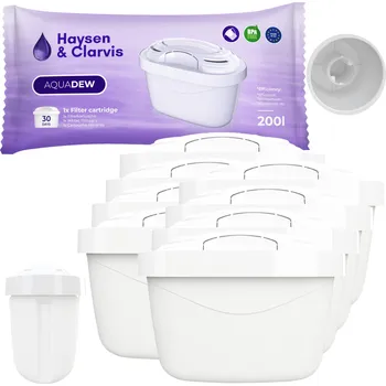 vodní filtr 8x Filtrační vložka Haysen&Clarvis AquaDew do filtrační konvice Dafi Brita, náhrada