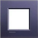 BTicino LivingLight rámeček hranatý 2-modulový LNA4802CB barva Fialová
