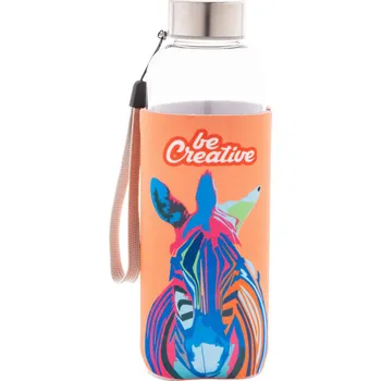 Láhev Reklamní Pemba Creative RPET láhev, bílá