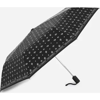 Deštník DEŠTNÍK KARL LAGERFELD IKON AOP MD UMBRELLA BLACK