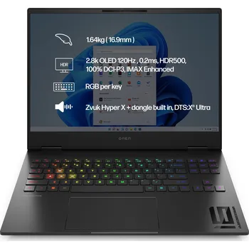 Notebook Herní notebook OMEN Transcend 14-fb0002nc Black